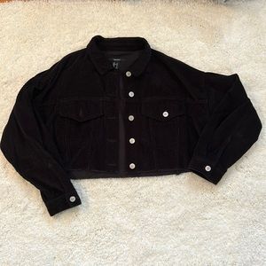 Cropped Corduroy Jacket